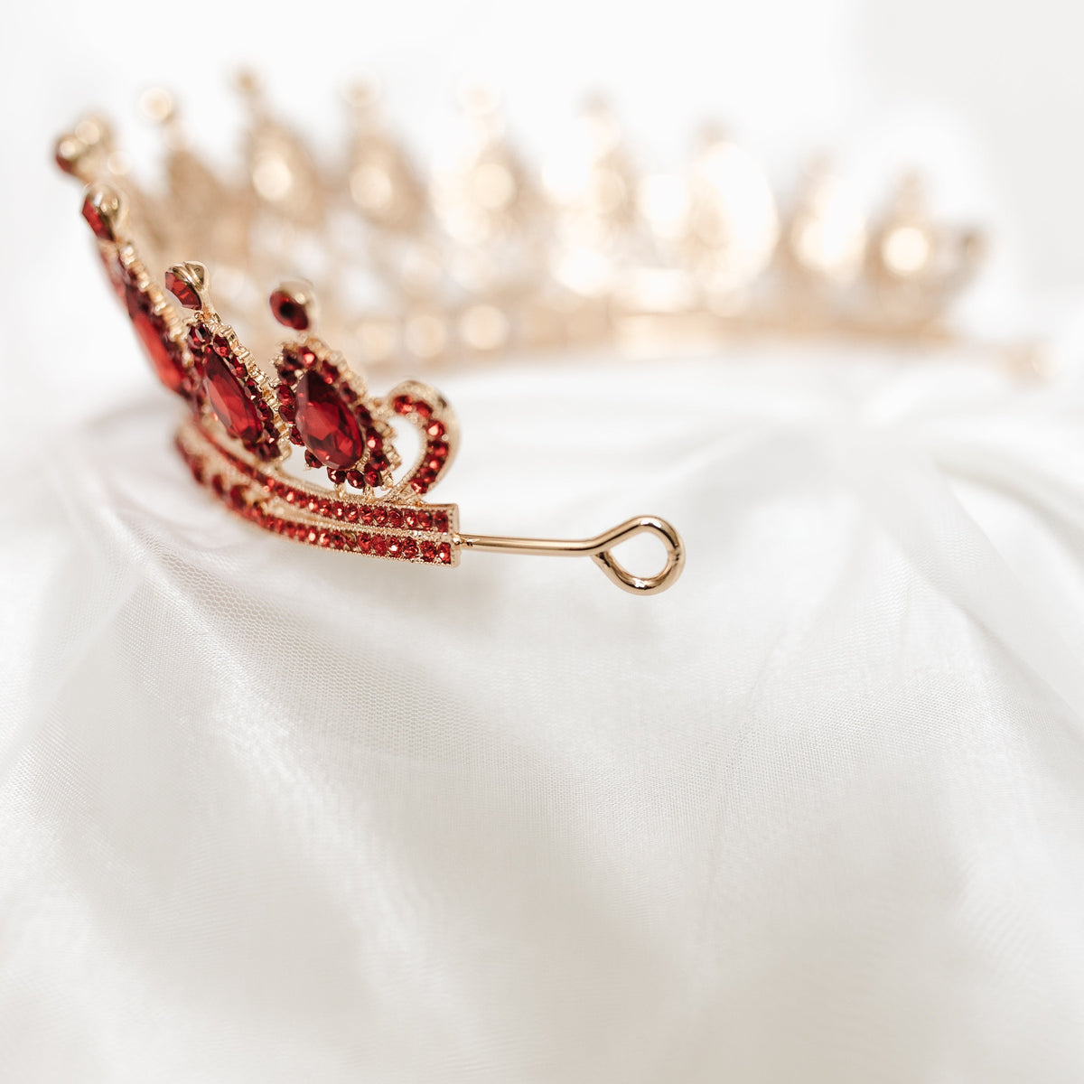 Saya's Tiara in Red & Gold