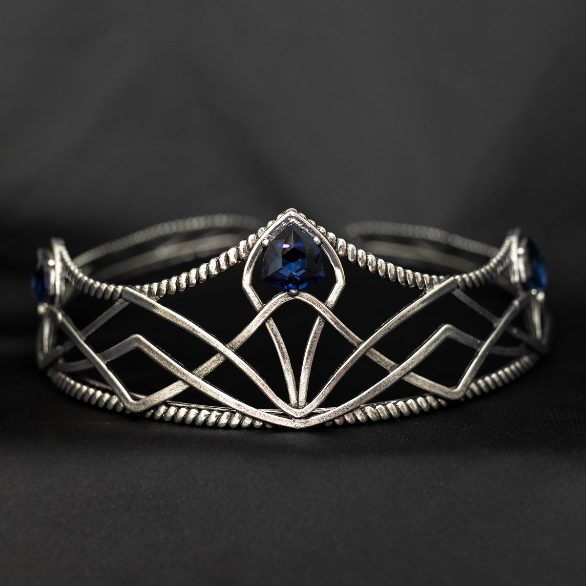 Bruno’s Crown in Blue & Silver