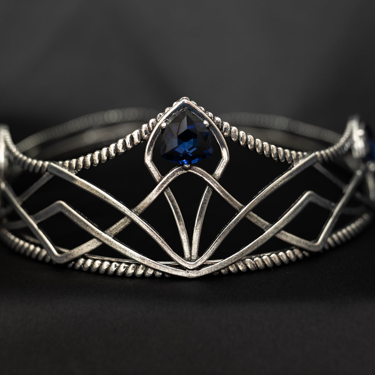 Bruno’s Crown in Blue & Silver