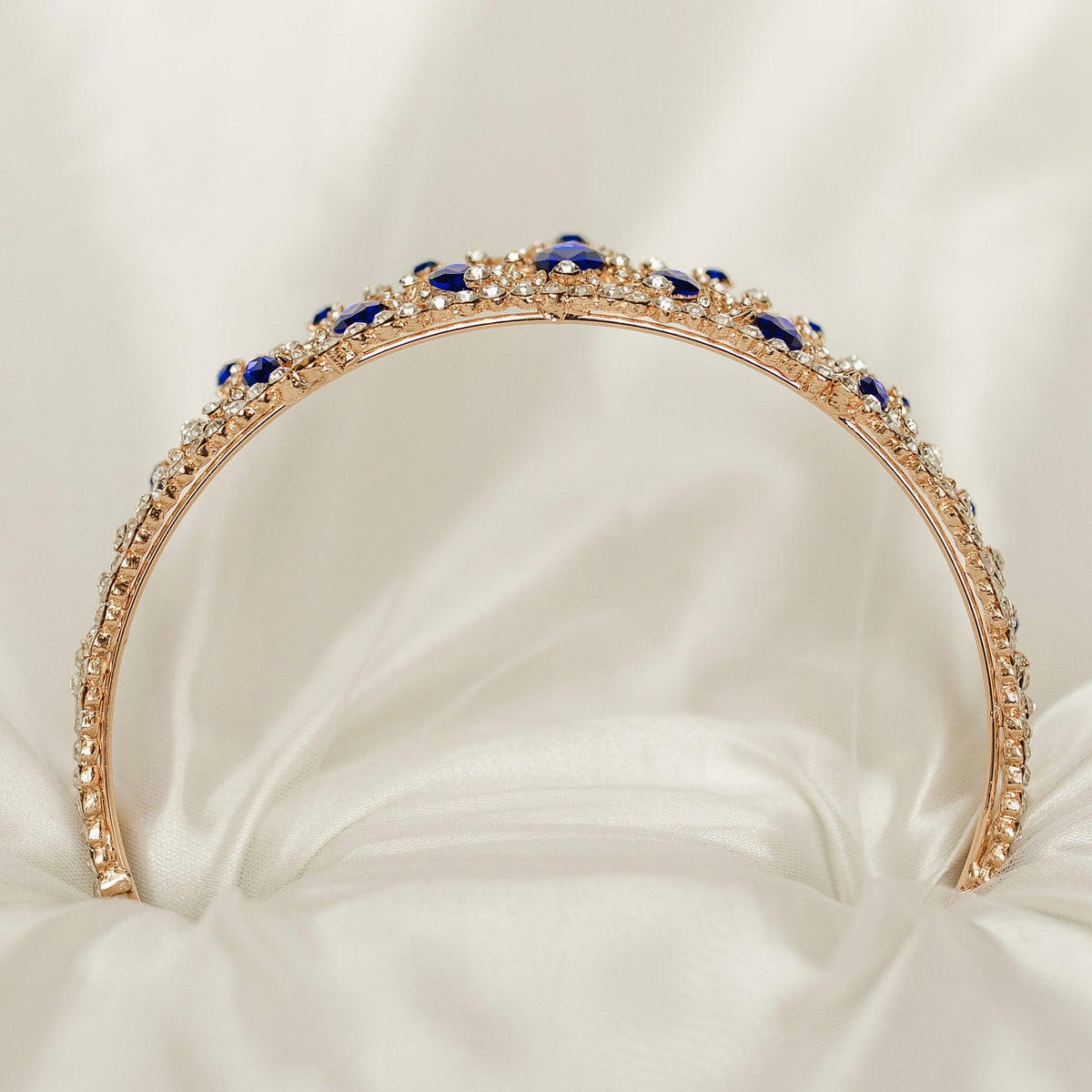 Finley's Tiara in Blue & Gold