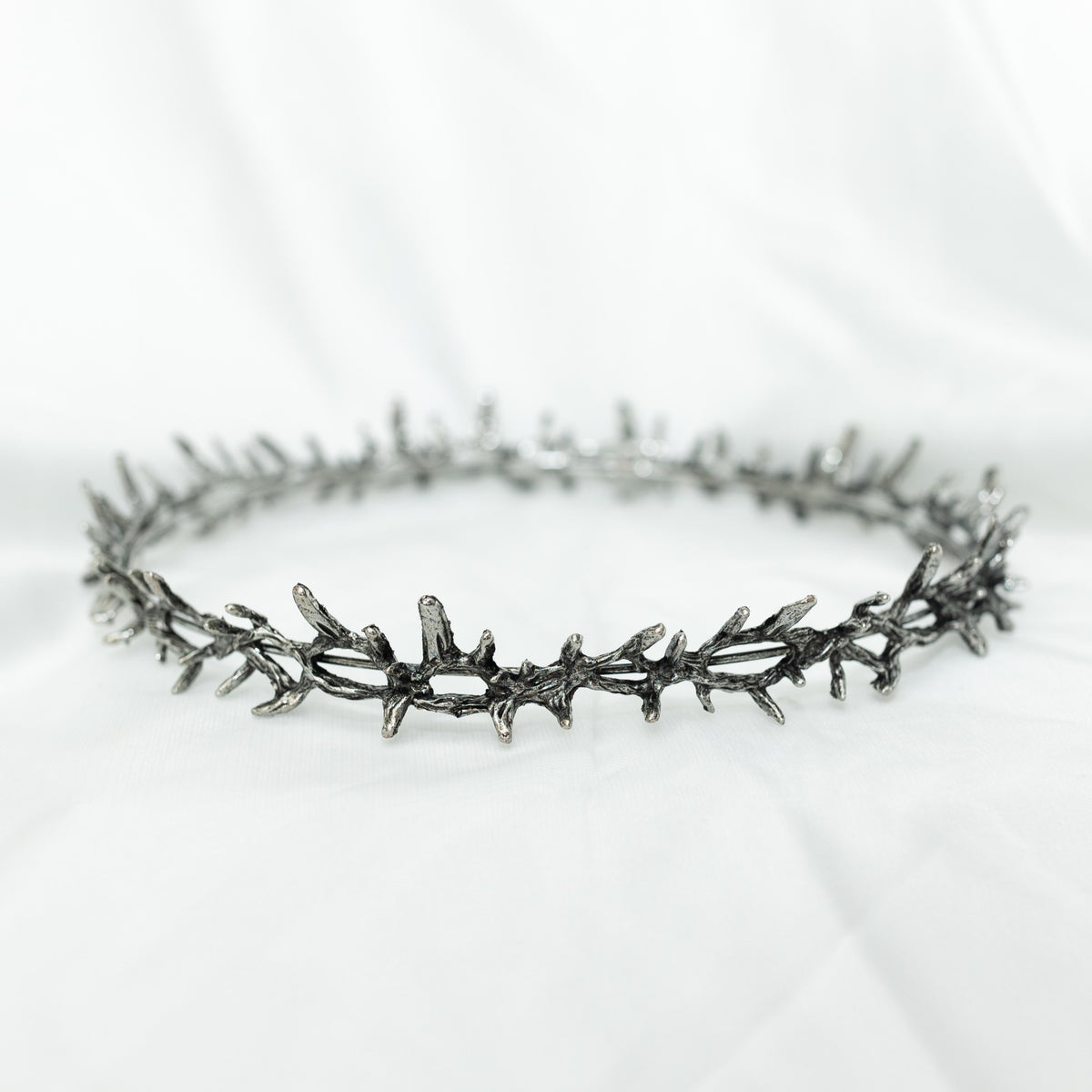 Gabriel’s Crown in Antique Silver