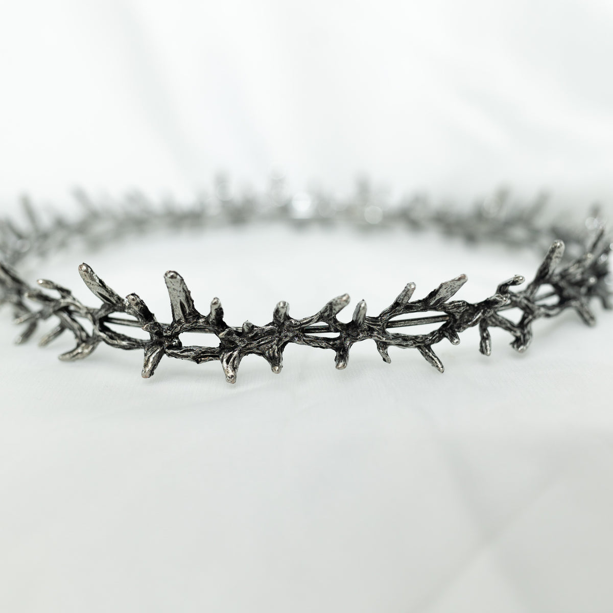 Gabriel’s Crown in Antique Silver