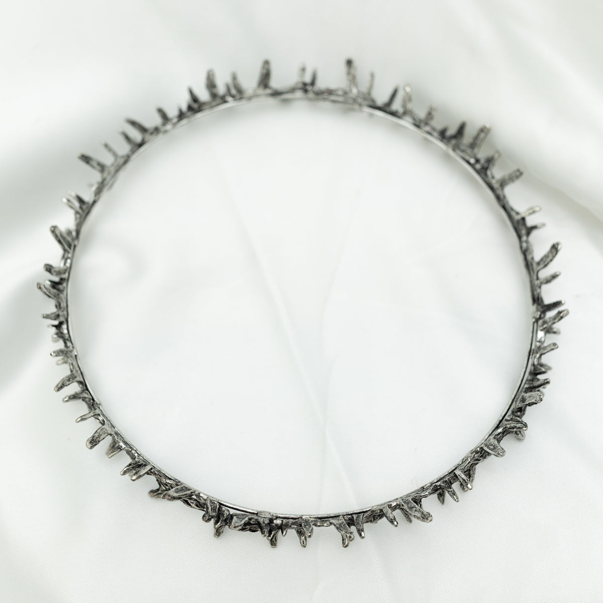 Gabriel’s Crown in Antique Silver