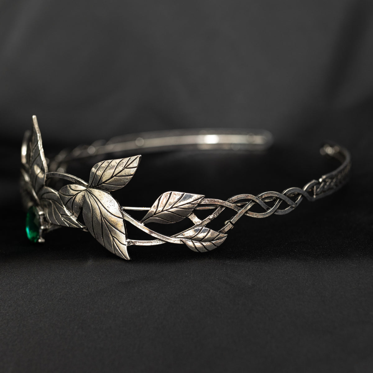 Hugo's Crown in Green & Silver