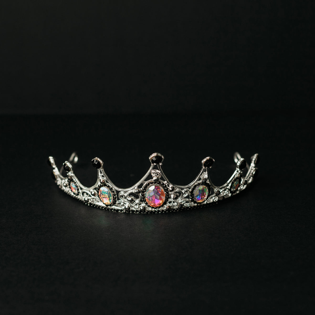 Cindy's Tiara in Opal & Silver