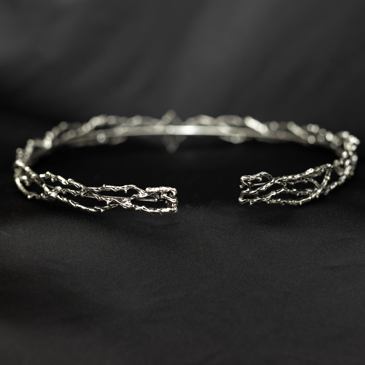 King’s Crown in Silver & Light Blue