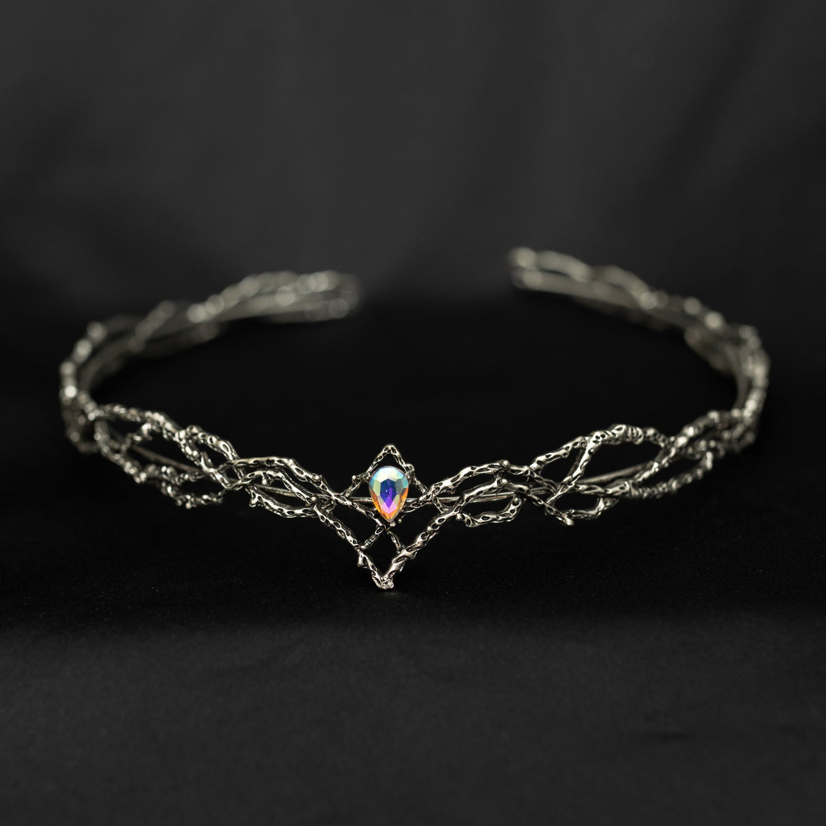 King's Crown in Opal & Silver