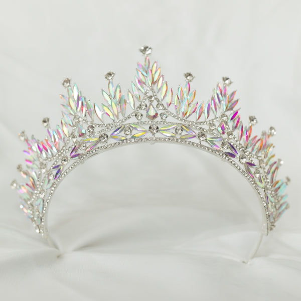 Nessa's Tiara in Silver & Opal
