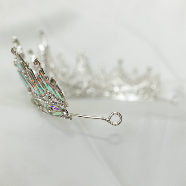 Nessa's Tiara in Silver & Opal
