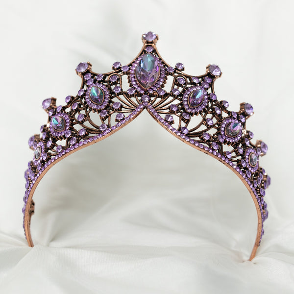 Regina's Tiara in Lavender & Rose Gold
