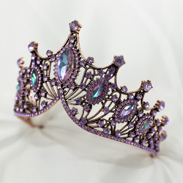 Regina's Tiara in Lavender & Rose Gold