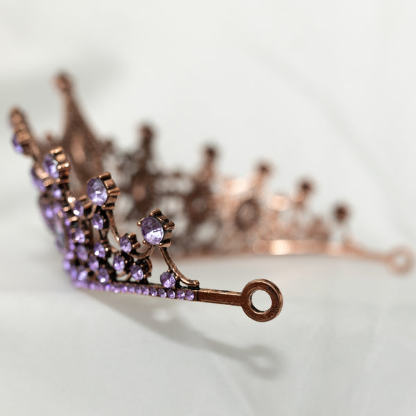 Regina's Tiara in Lavender & Rose Gold
