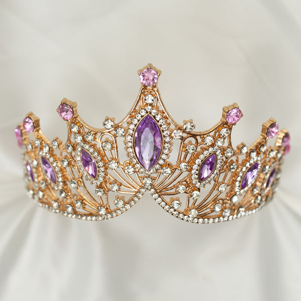 Regina's Tiara in Lavender & Gold