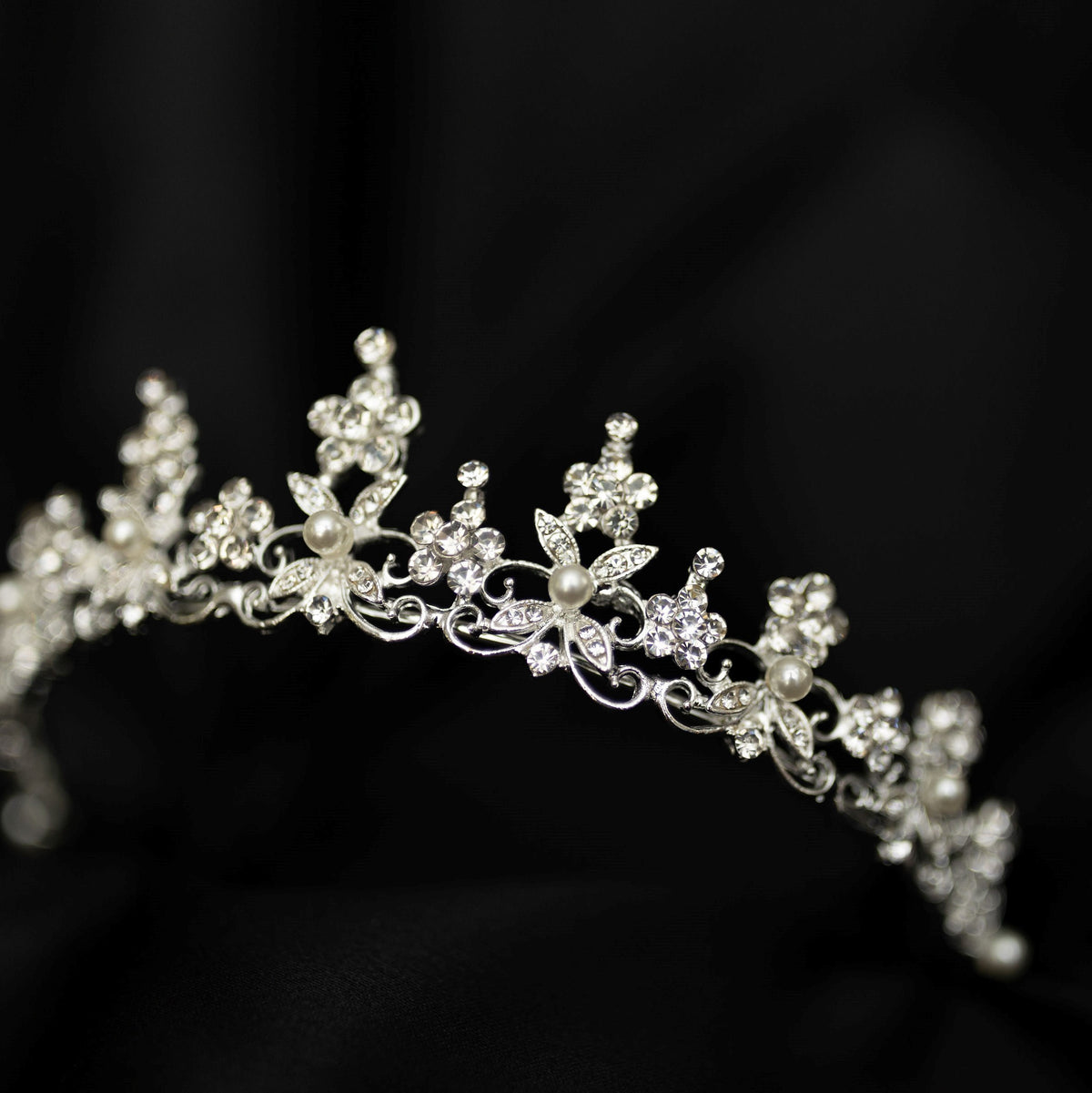 Amber's Tiara in Silver