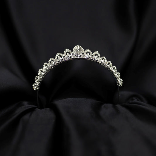 Amelia's Tiara in Silver White Gold - Bottom