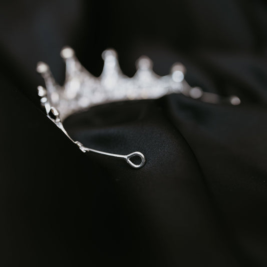 Cindy's Tiara in Blue & Silver