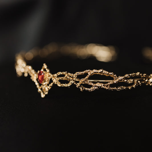 King’s Crown in Gold & Red