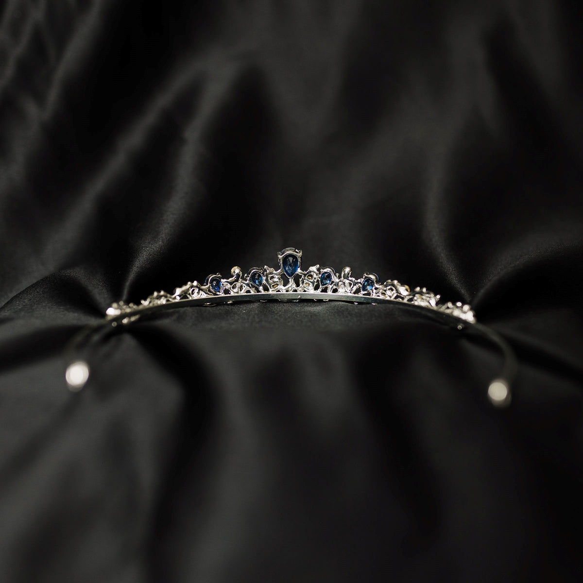 Sadie's Tiara in Blue & Silver