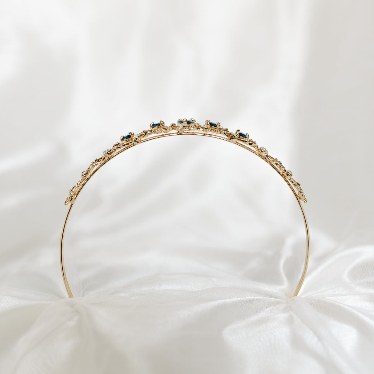 Sadie's Tiara in Blue & Gold
