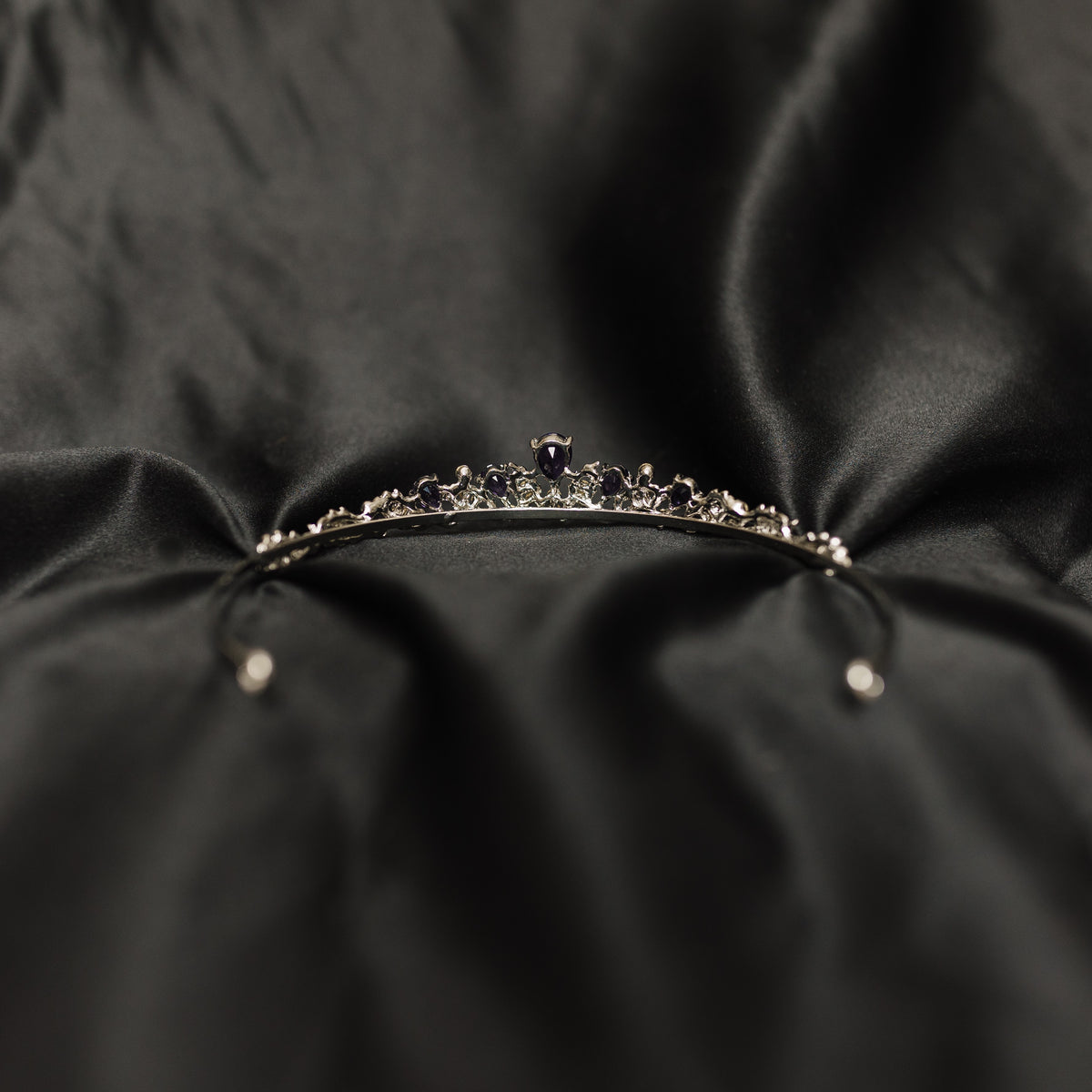 Sadie's Tiara in Purple & Silver