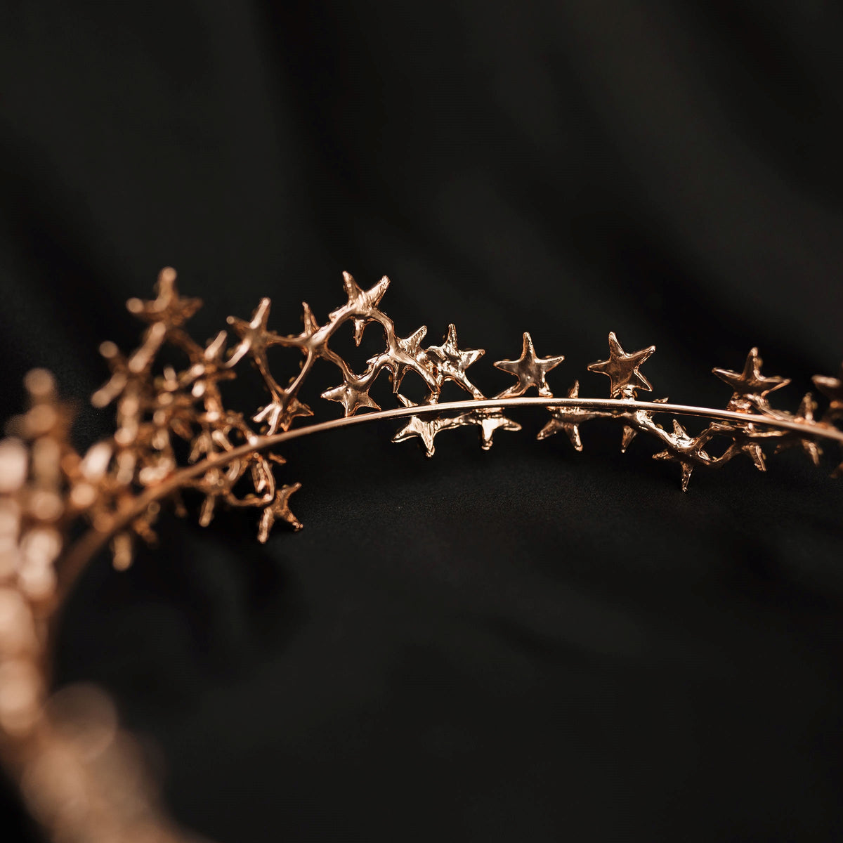 Sarah's Star Head Band in Rose Gold - Back