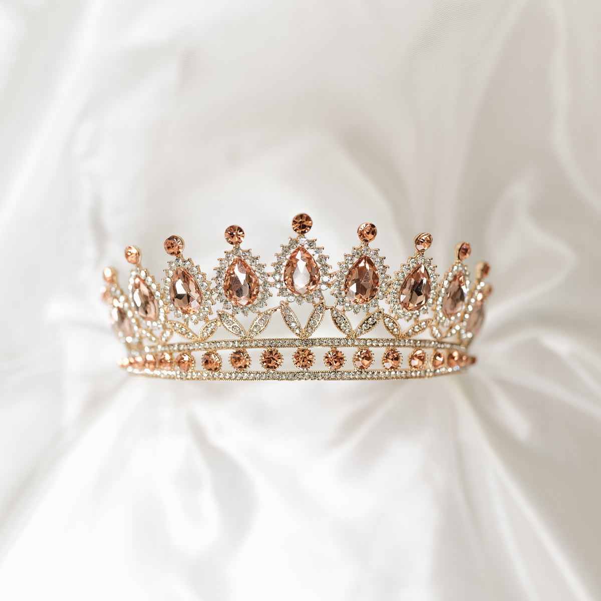Saya's Tiara in Peach Pink