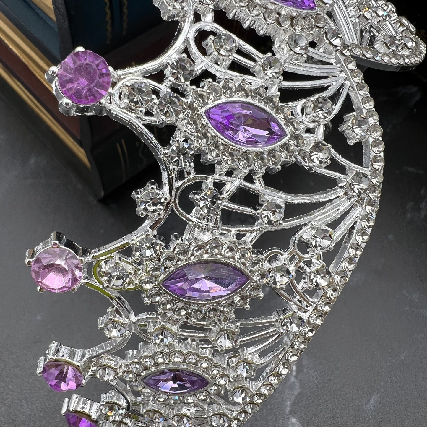 Regina's Tiara in Lavender & Silver