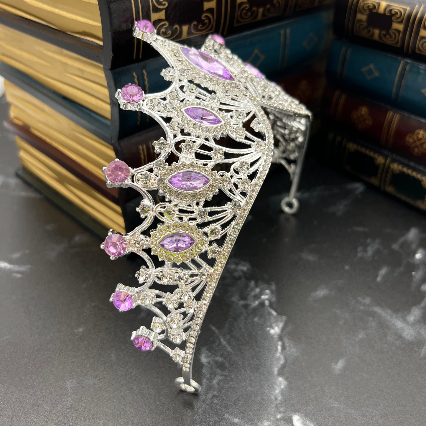 Regina's Tiara in Lavender & Silver