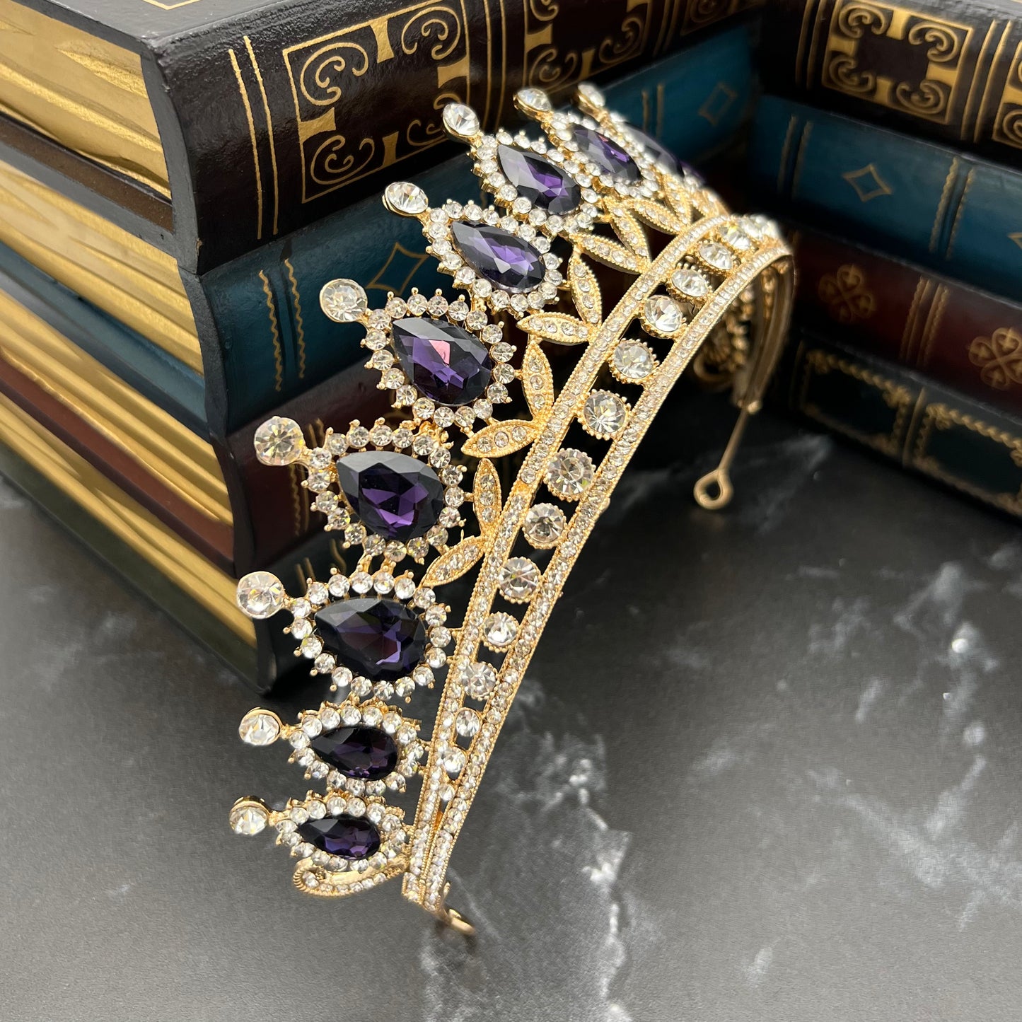 Saya's Tiara in Dark Purple