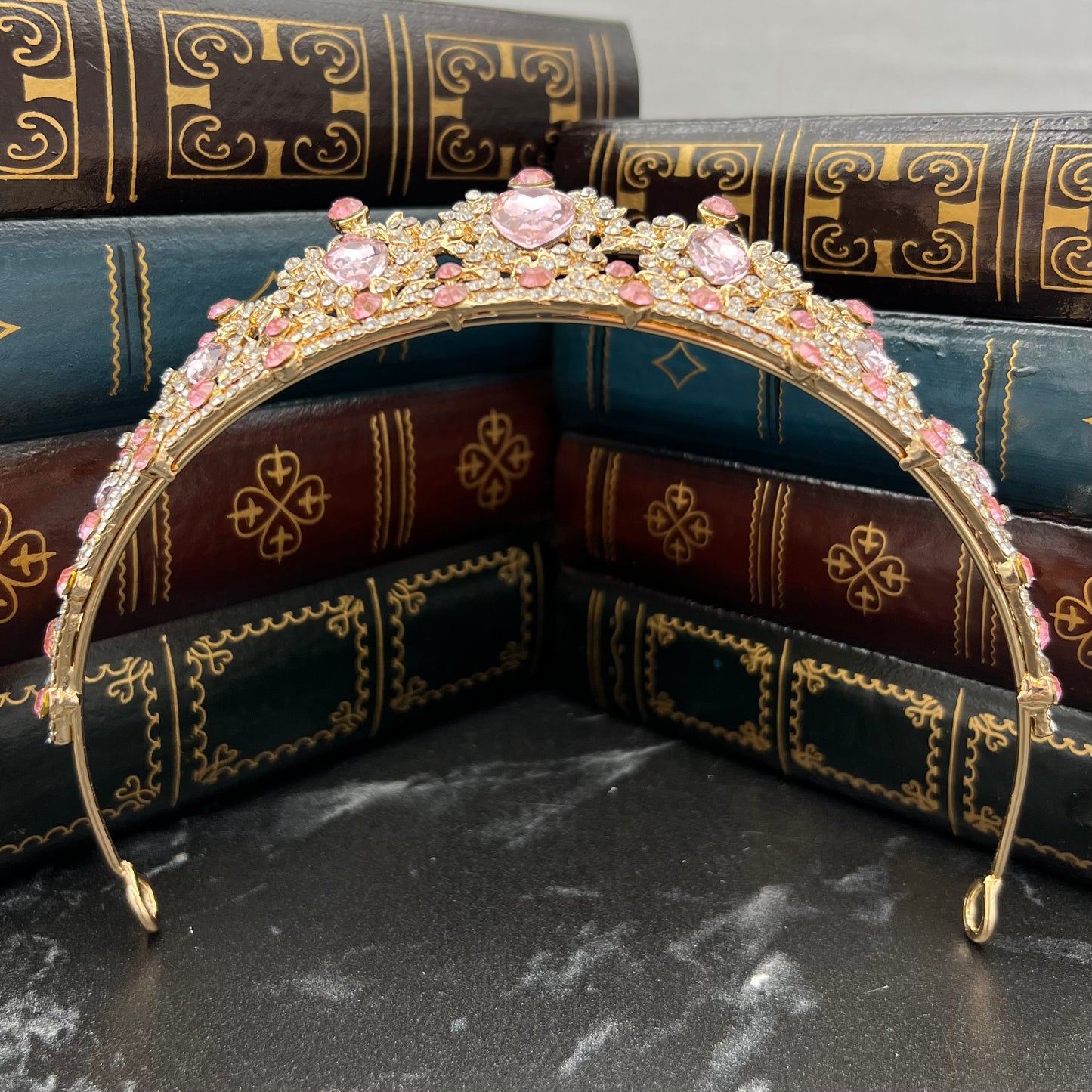 Ophelia's Tiara Pink & Gold - Bottom