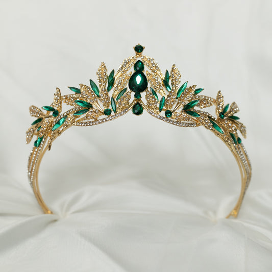 Arwen's Tiara in Green & Gold