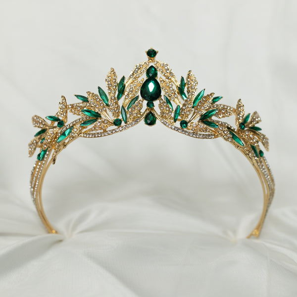 Arwen's Tiara in Green & Gold