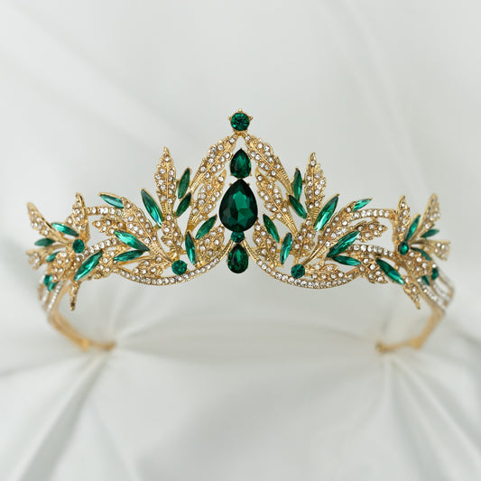 Arwen's Tiara in Green & Gold