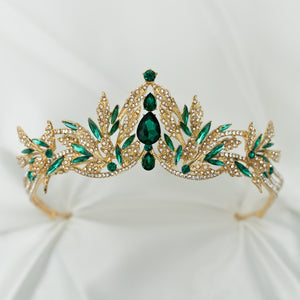 Arwen's Tiara in Green & Gold