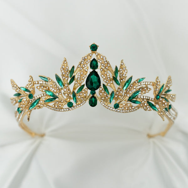 Arwen's Tiara in Green & Gold