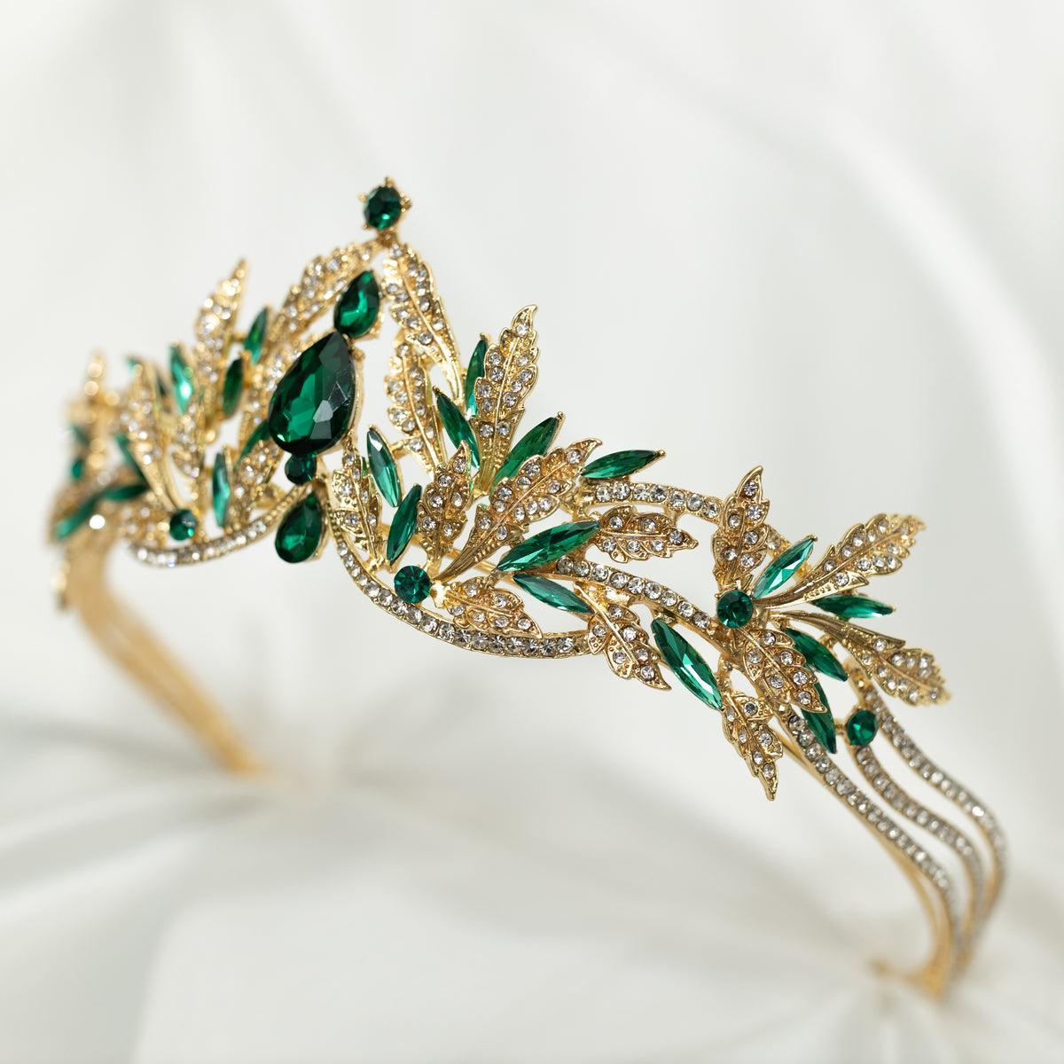 Arwen's Tiara in Green & Gold