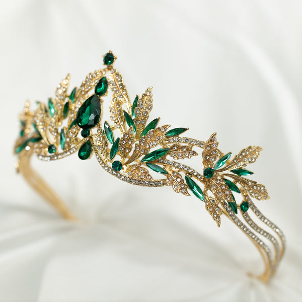 Arwen's Tiara in Green & Gold
