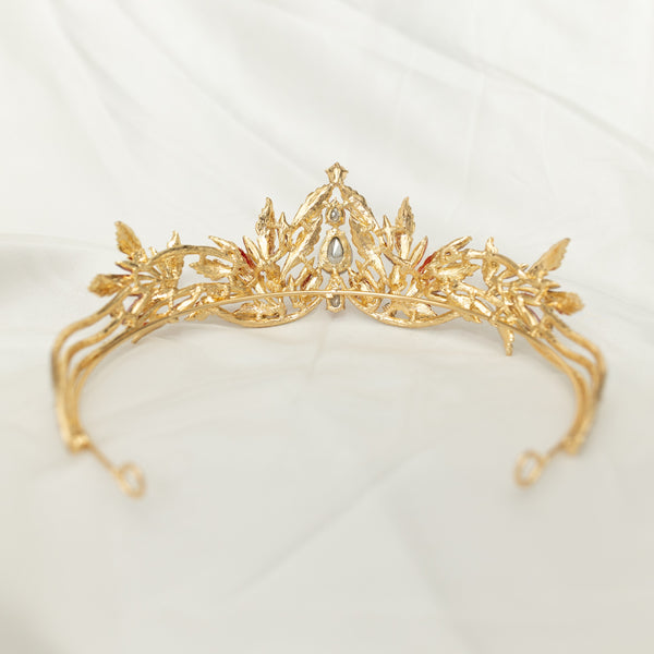 Arwen's Tiara in Red & Gold