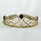 Bruno’s Crown in Antique Gold & Blue