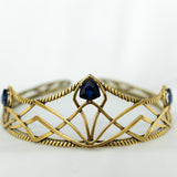 Bruno’s Crown in Antique Gold & Blue