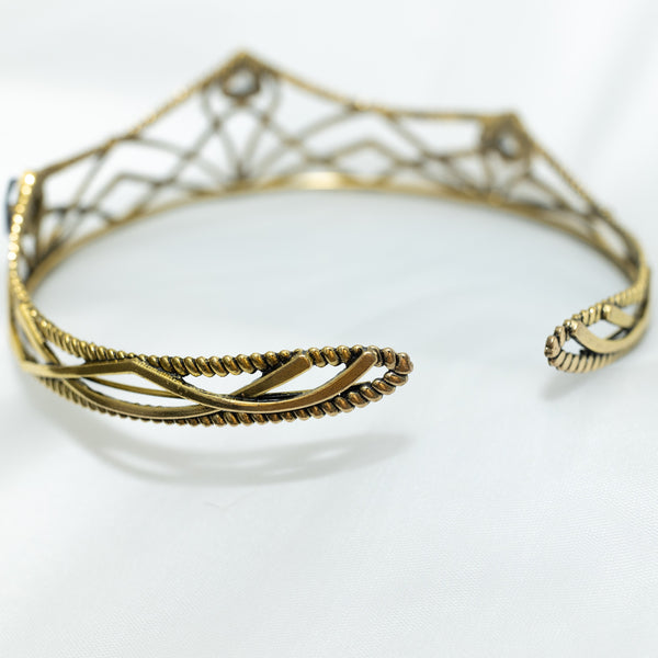 Bruno’s Crown in Antique Gold & Blue
