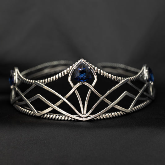Bruno’s Crown in Blue & Silver