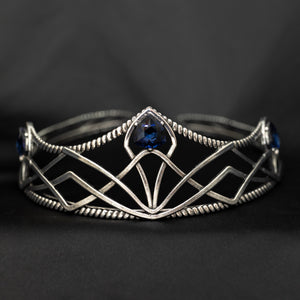 Bruno’s Crown in Silver & Blue