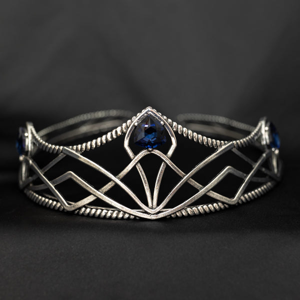 Bruno’s Crown in Silver & Blue