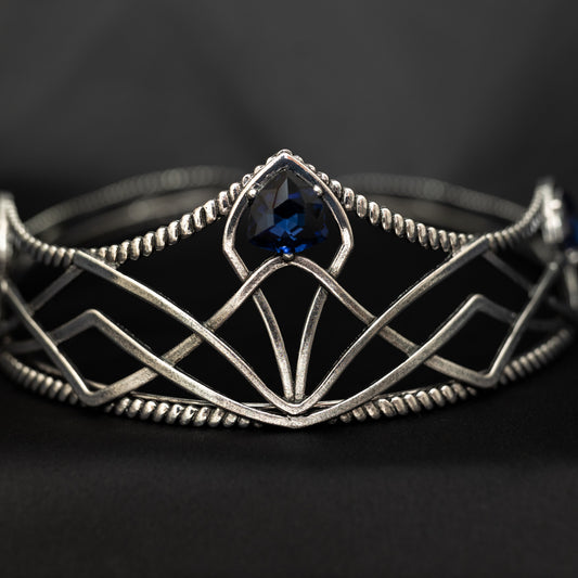 Bruno’s Crown in Blue & Silver