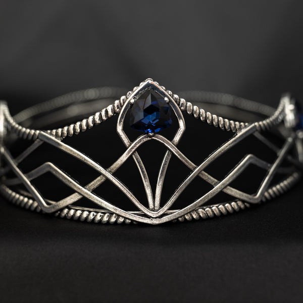 Bruno’s Crown in Silver & Blue