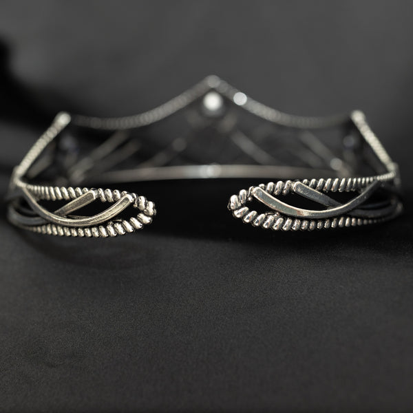 Bruno’s Crown in Silver & Blue