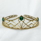 Bruno’s Crown in Antique Gold & Green