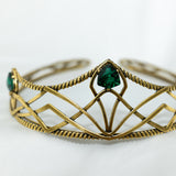 Bruno’s Crown in Antique Gold & Green