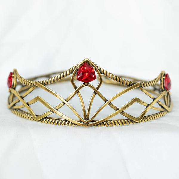 Bruno’s Crown in Antique Gold & Red